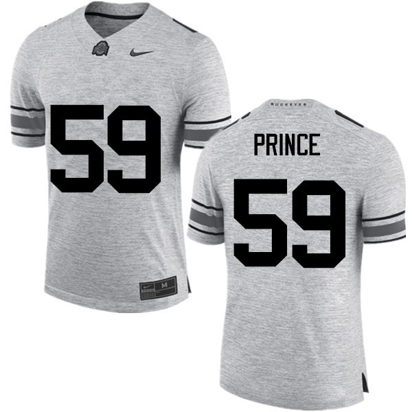 Ohio State Buckeyes #59 Isaiah Prince Men Stitched Jersey Gray